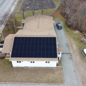 Black Brook Town Hall solar array