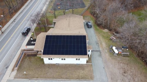 Black Brook Town Hall solar array